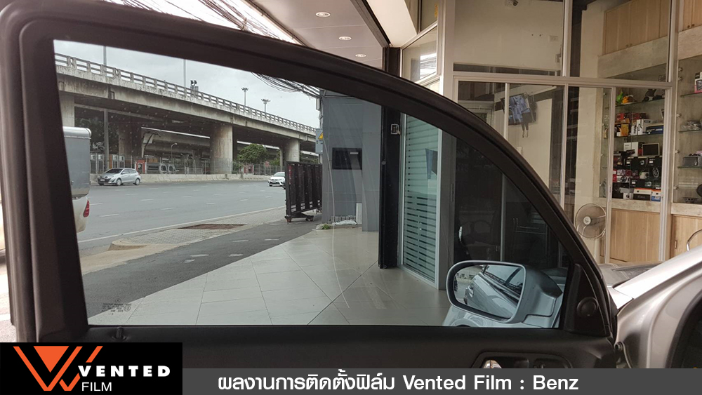 ฟิล์มติดรถยนต์ vented benz03