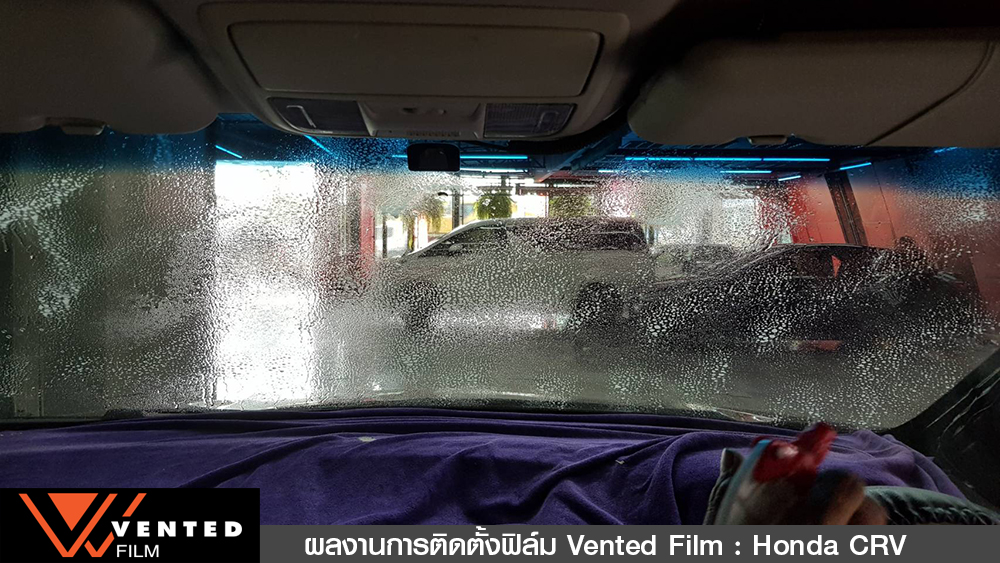 ติดตั้งฟิล์ม honda crv 01 06