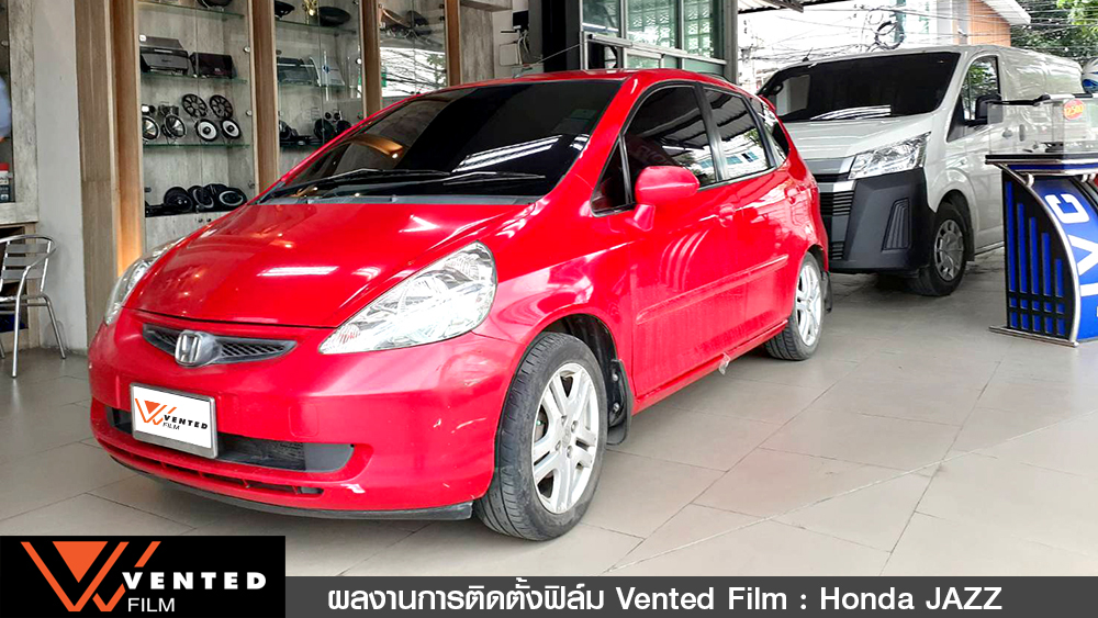 ติดตั้งฟิล์ม honda jazz01 01