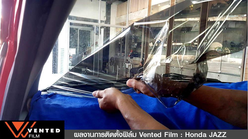 ติดตั้งฟิล์ม honda jazz01 03