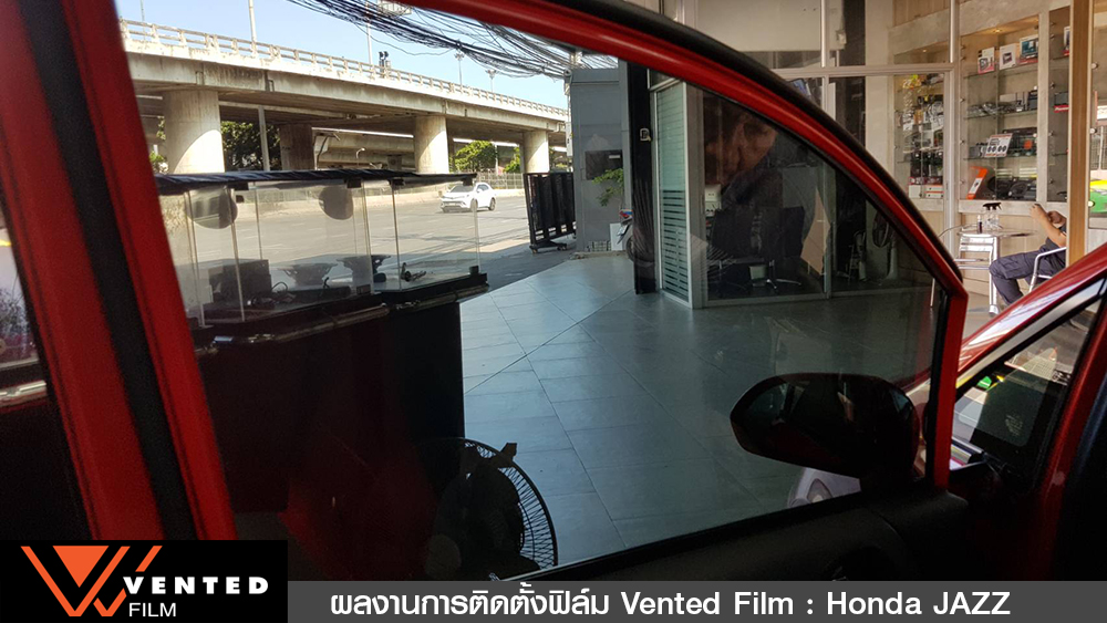 ติดตั้งฟิล์ม honda jazz01 06