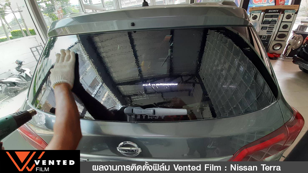 งานติดตั้งฟิล์มรถยนต์ Nissan Terra 05