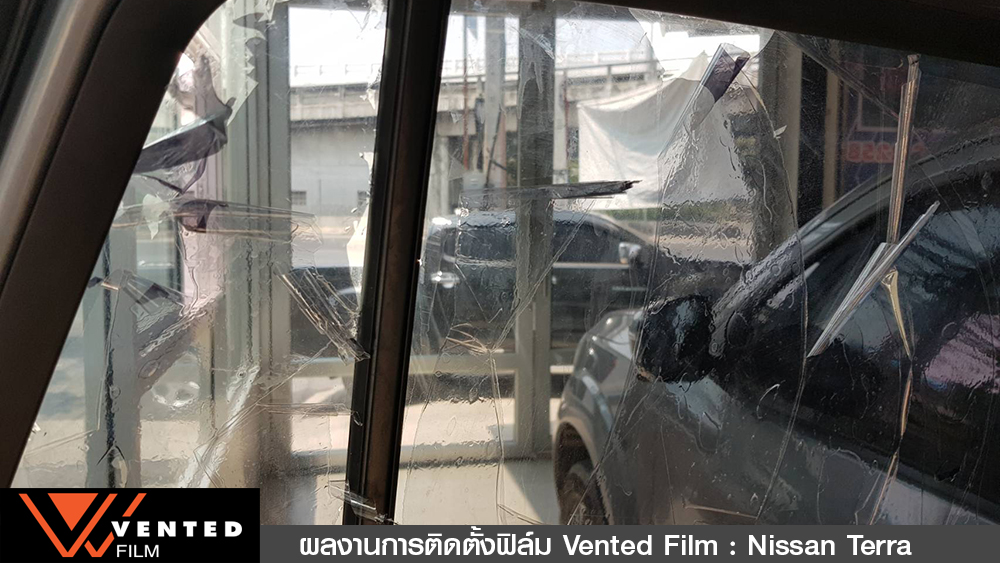 งานติดตั้งฟิล์มรถยนต์ Nissan Terra 06