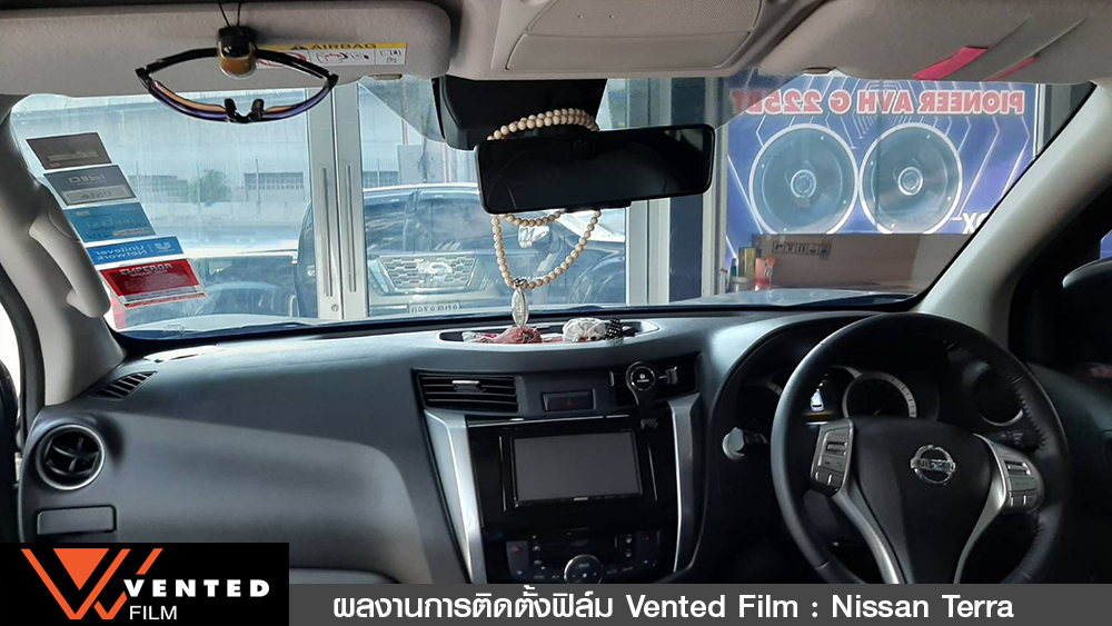 งานติดตั้งฟิล์มรถยนต์ Nissan Terra 09