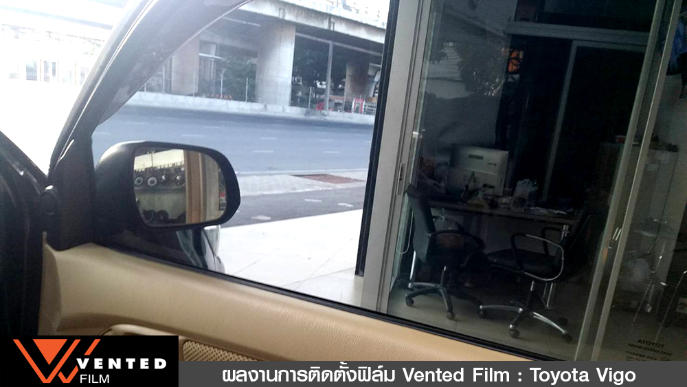 ติดตั้งฟิล์มรถยนต์ toyota vigo01 02